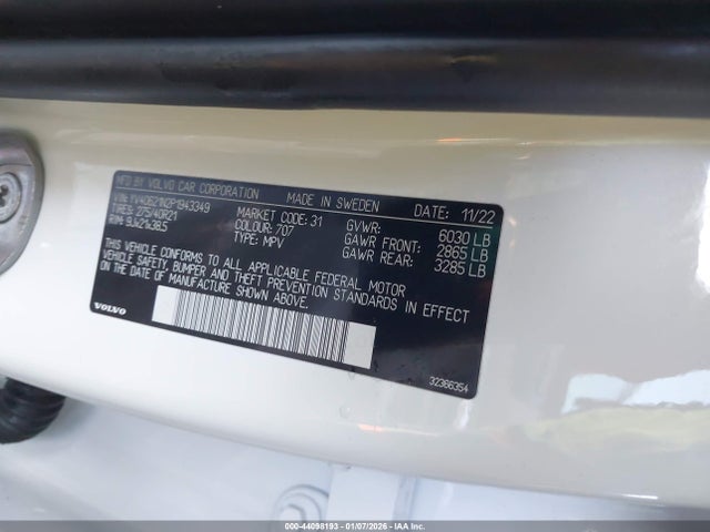 2023 VOLVO XC90 YV40621N2P1943349 Photo 8