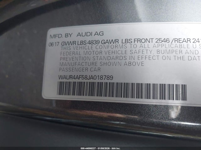 2018 AUDI S5 WAUR4AF58JA018789 Photo 8
