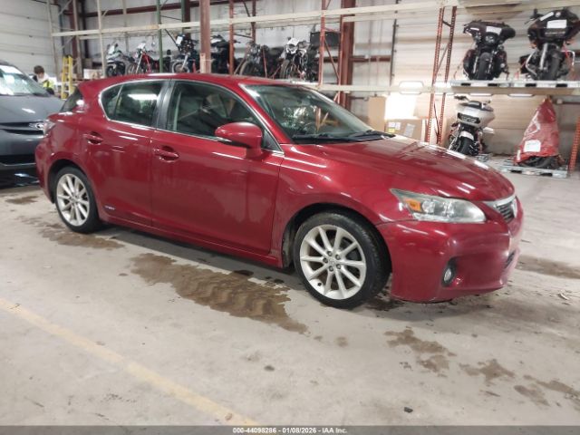 2012 LEXUS CT 200H JTHKD5BH6C2108787