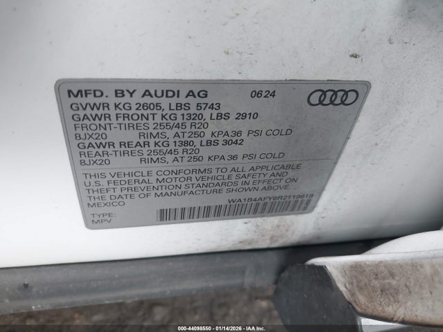 2024 AUDI SQ5 WA1B4AFY6R2119618 Photo 8