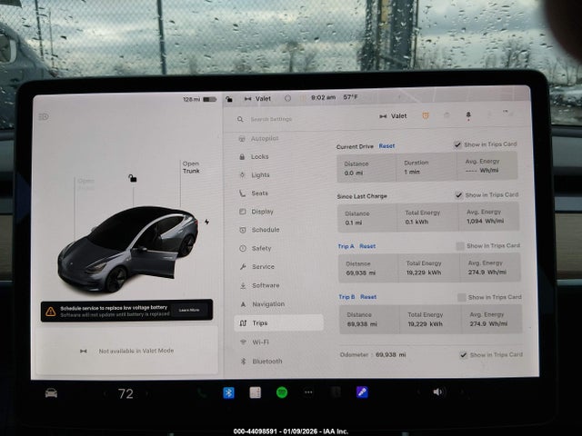 5YJ3E1EB8KF452040 Tesla Model 3 Long Range/performance