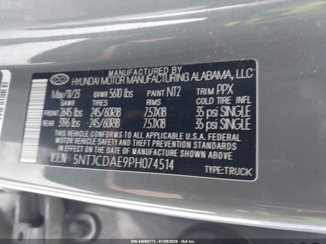 2023 HYUNDAI SANTA CRUZ 5NTJCDAE9PH074514 Photo 8