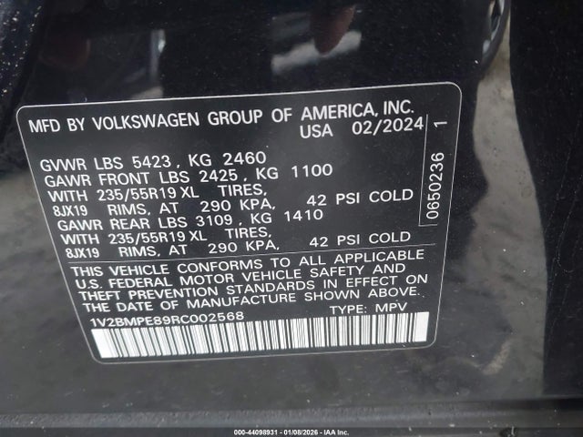 2024 VOLKSWAGEN ID.4 1V2BMPE89RC002568 Photo 8