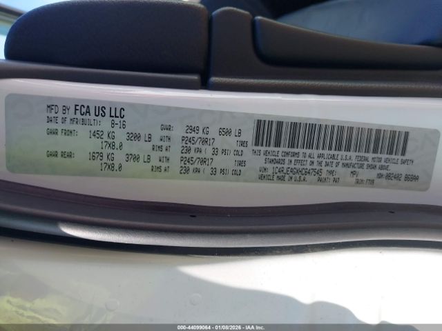 2017 JEEP GRAND CHEROKEE 1C4RJEAGXHC647545 Photo 8