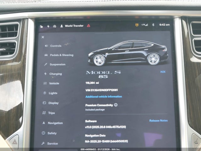 Aukcja sprzedaży 2013 Tesla Model S, vin: 5YJSA1DN0DFP12081, numer aukcji: 44099453