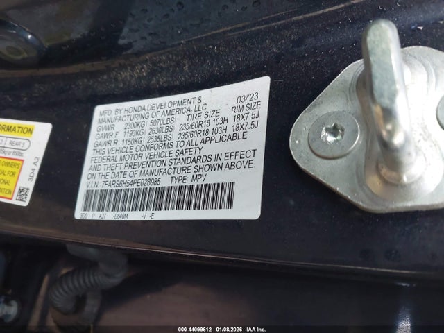 2023 HONDA CR-V HYBRID 7FARS6H54PE028985 Photo 8