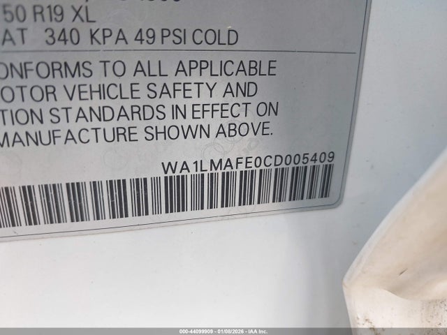 2012 AUDI Q7 WA1LMAFE0CD005409 Photo 8