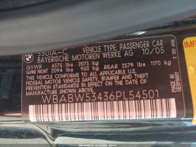 2006 BMW 330CI WBABW53436PL54501 Photo 8