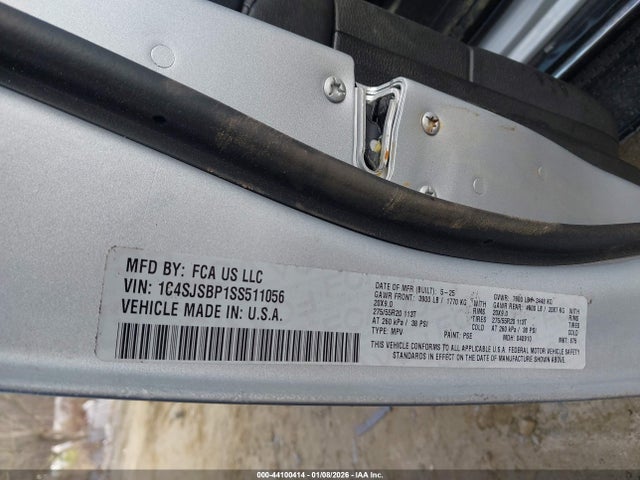 Продажа на аукционе авто 2025 Jeep Wagoneer L Series Ii 4x4, vin: 1C4SJSBP1SS511056, номер лота: 44100414