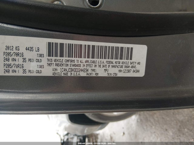 2013 JEEP COMPASS 1C4NJCBA3DD244234 Photo 8