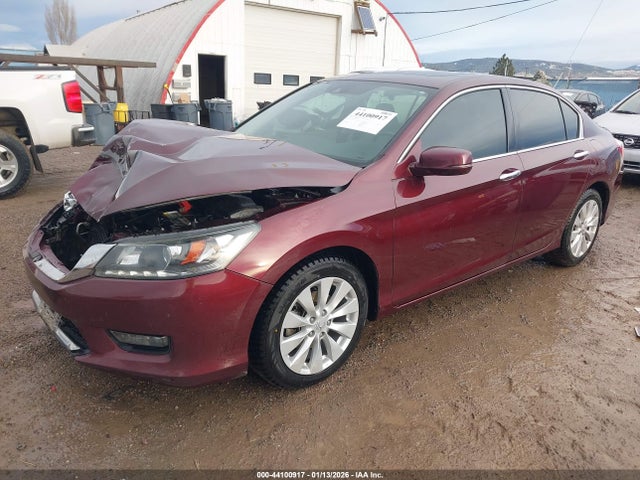 Honda Accord Ex-l V-6 2014 1HGCR3F82EA015989 Image 2