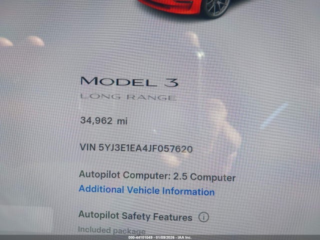 2018 TESLA MODEL 3 5YJ3E1EA4JF057620 Photo 6