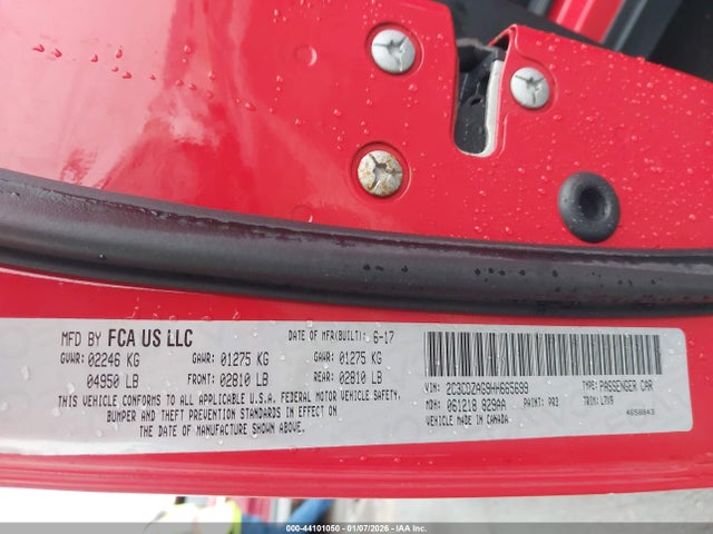 2017 DODGE CHALLENGER 2C3CDZAG9HH665699 Photo 8