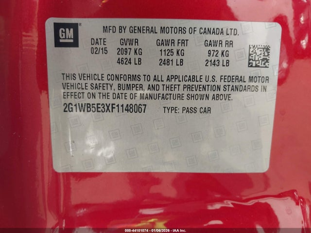 2G1WB5E3XF1148067 Chevrolet Impala Limited Lt