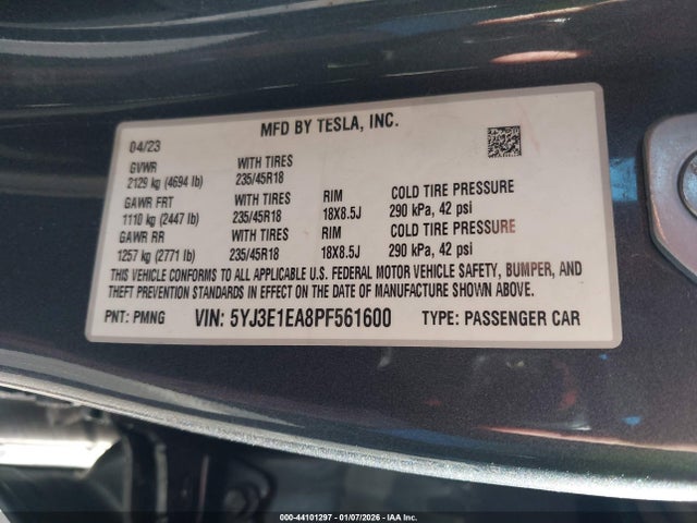2023 TESLA MODEL 3 5YJ3E1EA8PF561600 Photo 8