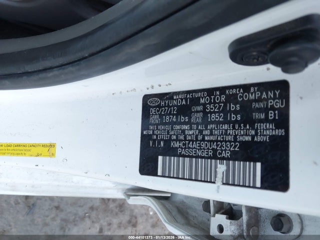 2013 HYUNDAI ACCENT KMHCT4AE9DU423322 Photo 8