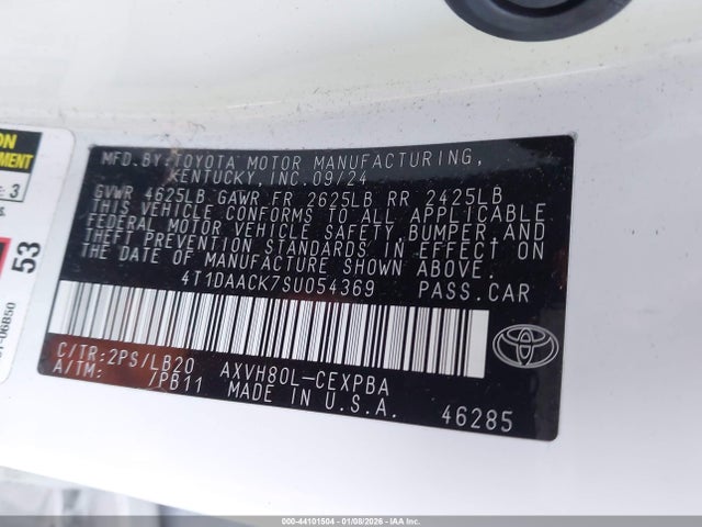 Toyota CAMRY XSE 2025 4T1DAACK7SU054369 Image 9