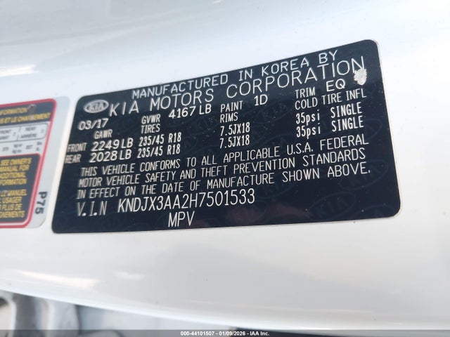 KNDJX3AA2H7501533 KIA Soul !