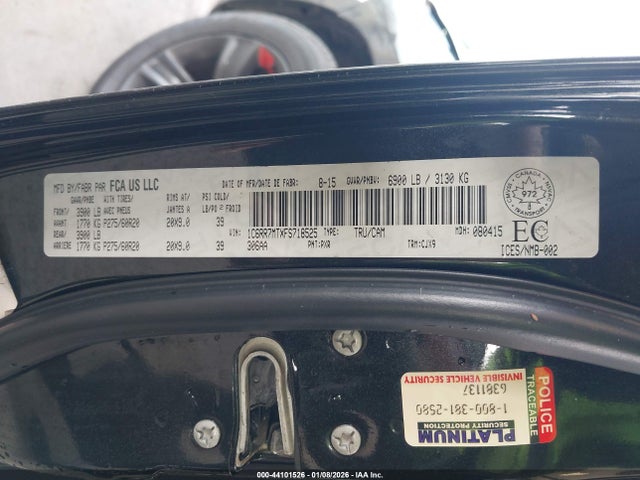 RAM 1500 Sport 2015 1C6RR7MTXFS718525 Image 9