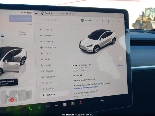 2023 TESLA MODEL Y 7SAYGAEEXPF829228 Photo 6