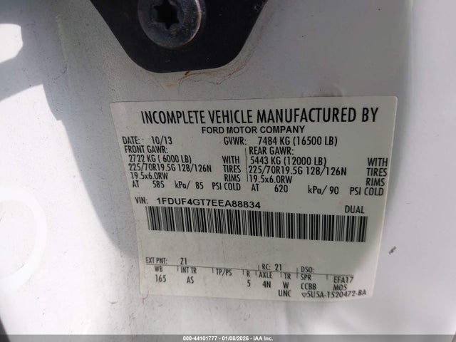 Ford F-450 Chassis Xl 2014 1FDUF4GT7EEA88834 Image 8