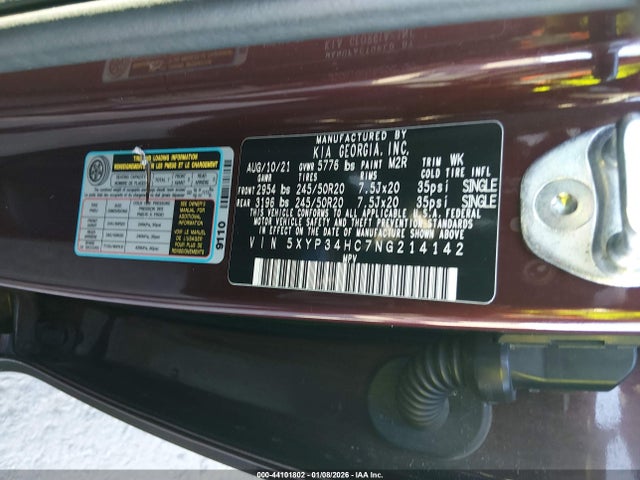5XYP34HC7NG214142 KIA Telluride Ex