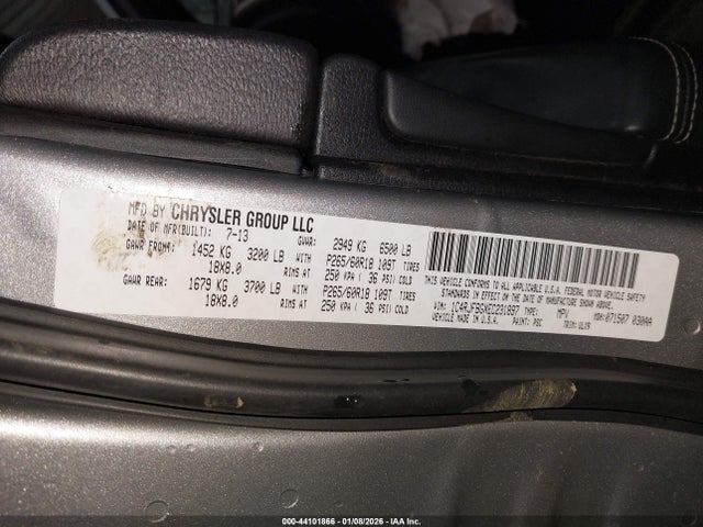 44101866 :رقم المزاد ، 1C4RJFBGXEC231897 vin ، 2014 Jeep Grand Cherokee Limited مزاد بيع