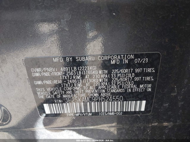 Subaru Forester Wilderness 2023 JF2SKAMC9PH524550 Image 9