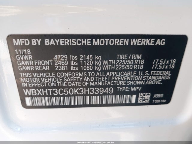 WBXHT3C50K3H33949 BMW X1 Xdrive28i