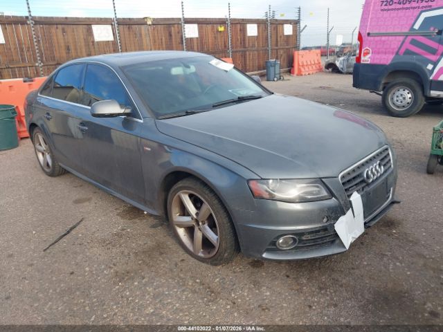 2012 AUDI A4 WAUFFAFL3CA119852