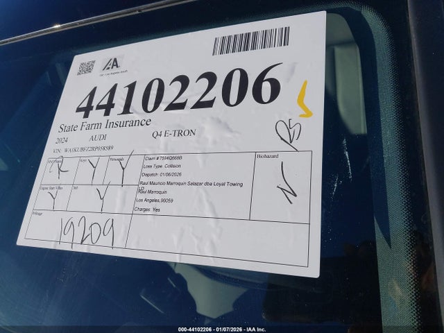 WA1KUBFZ2RP058589 Audi Q4 E-tron Premium 55 Quattro
