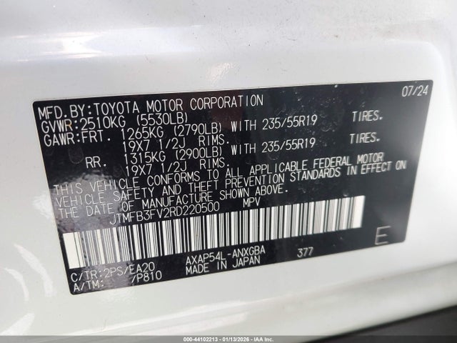 2024 TOYOTA RAV4 PRIME JTMFB3FV2RD220500 Photo 8