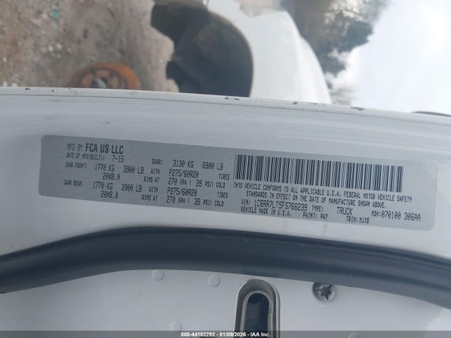 Продажа на аукционе авто 2015 Ram 1500 Lone Star, vin: 1C6RR7LT5FS766239, номер лота: 44102292
