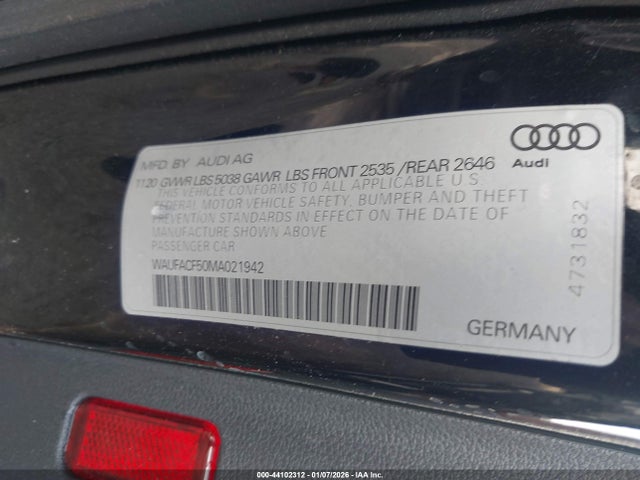 2021 AUDI A5 SPORTBACK WAUFACF50MA021942 Photo 8