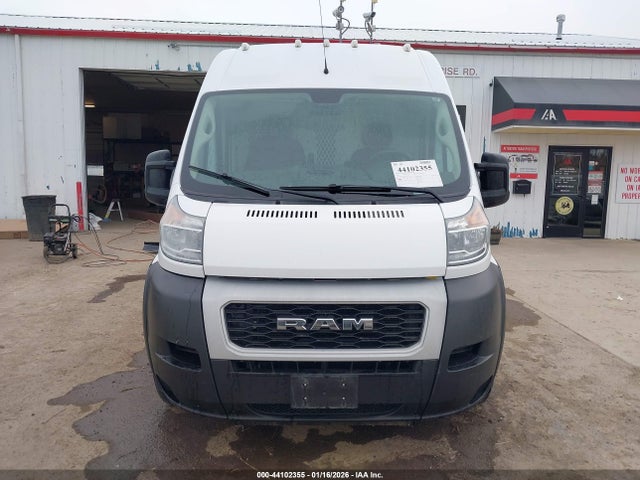 44102355 :رقم المزاد ، 3C6TRVBG9KE501240 vin ، 2019 Ram Promaster 1500 High Roof 136 Wb مزاد بيع
