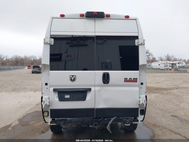 44102355 :رقم المزاد ، 3C6TRVBG9KE501240 vin ، 2019 Ram Promaster 1500 High Roof 136 Wb مزاد بيع
