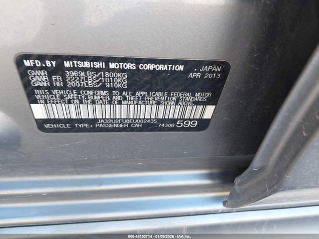 2014 MITSUBISHI LANCER JA32U2FU8EU002435 Photo 8