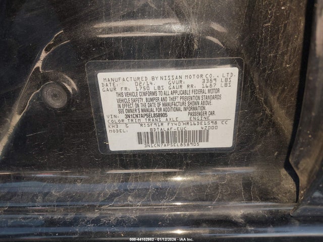 Nissan Versa 1.6 S 2014 3N1CN7AP5EL858905 Image 9