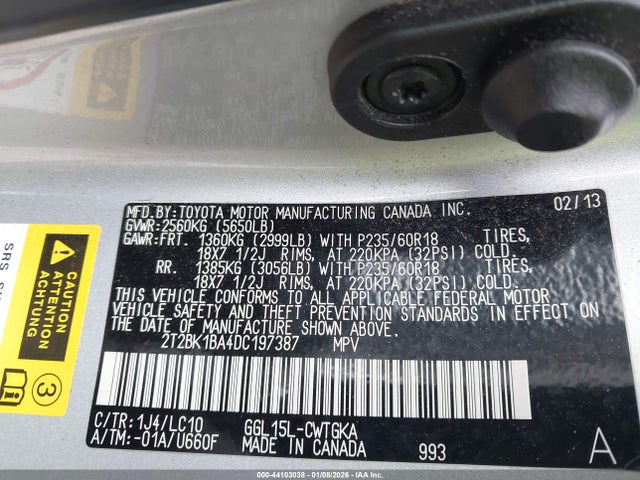 2013 LEXUS RX 350 2T2BK1BA4DC197387 Photo 8