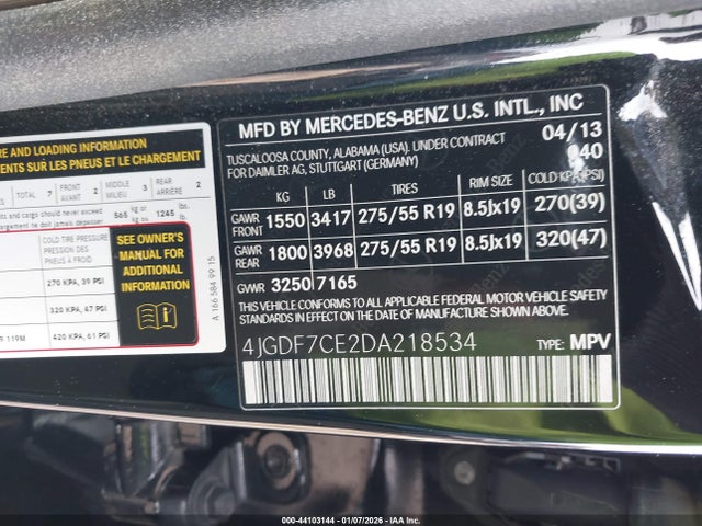 2013 MERCEDES-BENZ GL 450 4JGDF7CE2DA218534 Photo 8