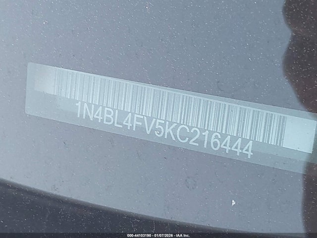 Nissan Altima 2.5 Platinum 2019 1N4BL4FV5KC216444 Image 9