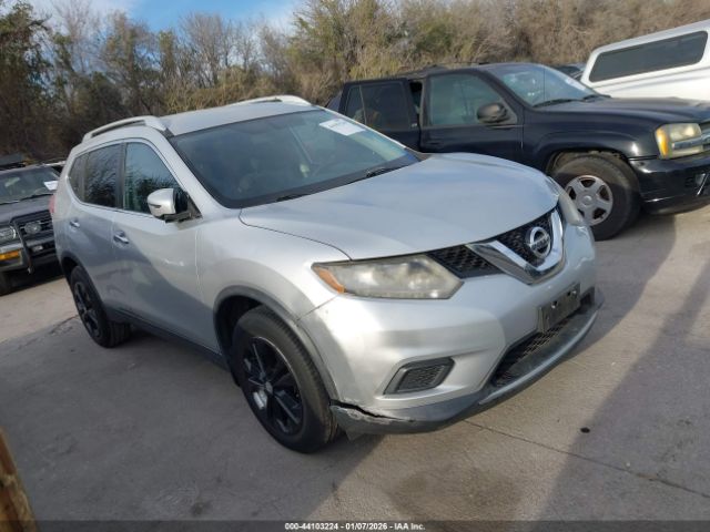 2016 NISSAN ROGUE KNMAT2MT4GP606480