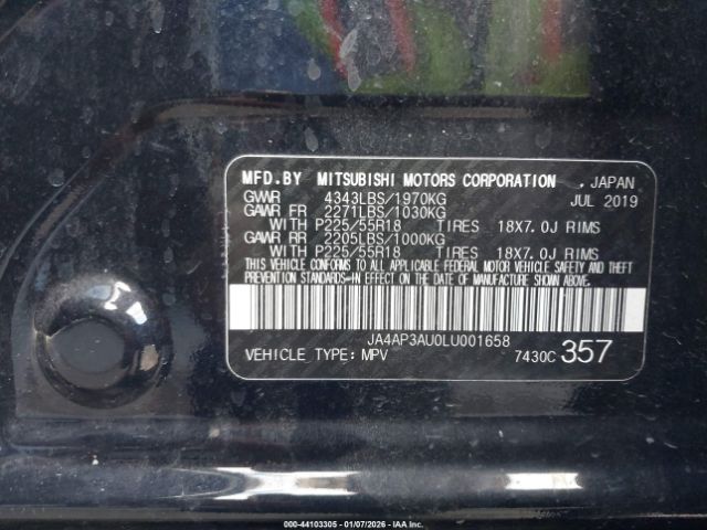 2020 MITSUBISHI OUTLANDER SPORT JA4AP3AU0LU001658 Photo 8