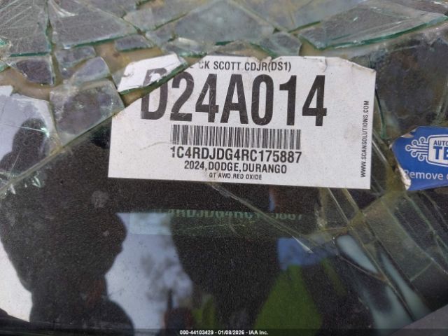 2024 DODGE DURANGO 1C4RDJDG4RC175887 Photo 8