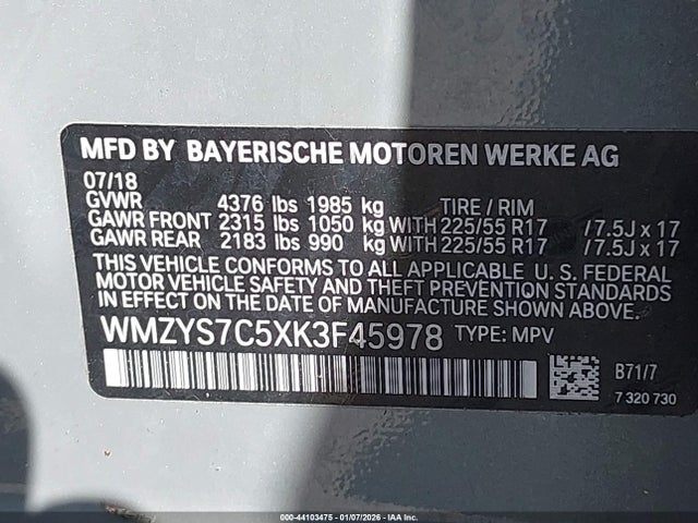 2019 MINI COUNTRYMAN WMZYS7C5XK3F45978 Photo 8