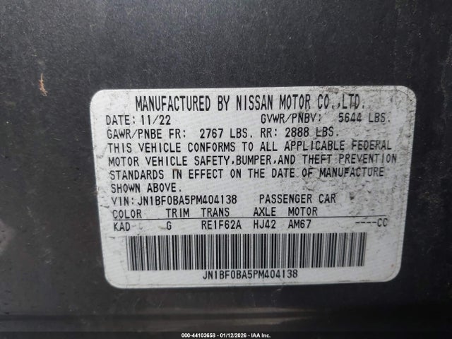 Nissan Ariya Empower+ 2023 JN1BF0BA5PM404138 Image 9