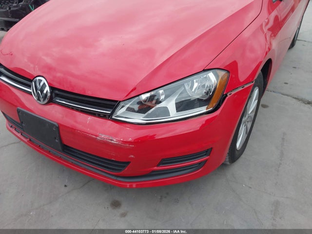 Aukcja sprzedaży 2017 Volkswagen Golf Sportwagen Tsi S, vin: 3VWC17AU2HM500915, numer aukcji: 44103773