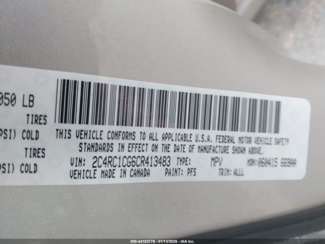 2012 CHRYSLER TOWN & COUNTRY 2C4RC1CG6CR413483 Photo 8