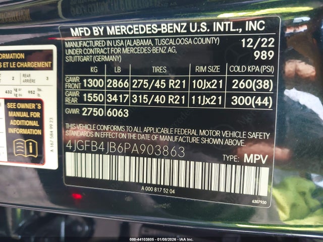 2023 MERCEDES-BENZ GLE 350 4JGFB4JB6PA903863 Photo 8