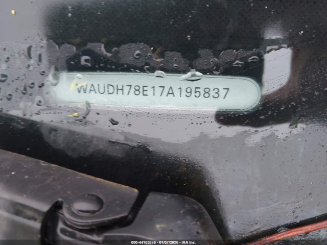2007 Audi A4 3.2 მანქანა იყიდება აუქციონზე, vin: WAUDH78E17A195837, აუქციონის ნომერი: 44103886